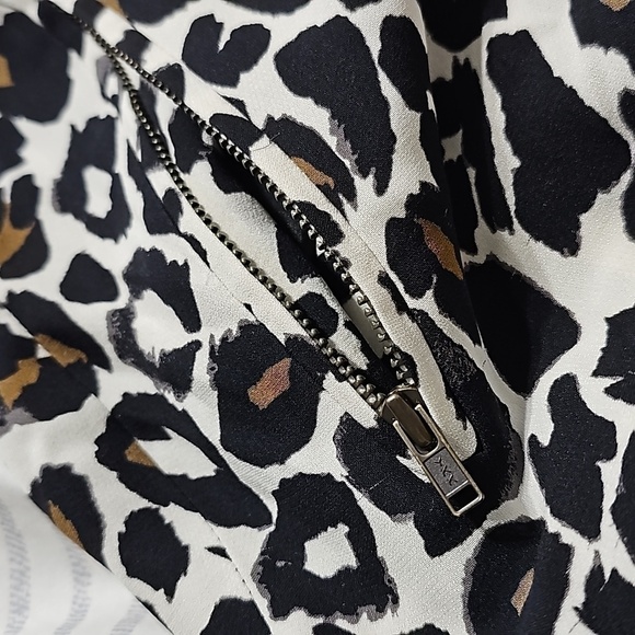 A.L.C Animal Print Silk Pants Size Large - Picture 4 of 8